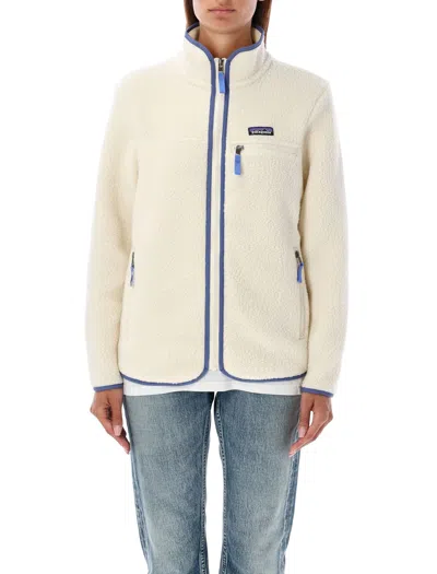 Patagonia Retro Pile White Polyester Jacket In Neutral