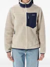 Patagonia Iconic Retro-x Jacket With Stand-up Collar In Neutrals