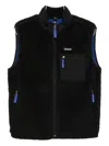 Patagonia Regular Fit Fleece Vest With Zippered Pockets In Black