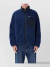 Patagonia Retro-x Jacket With Zip Chest Pocket In Blue