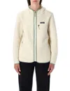 Patagonia Hooded Retro Fleece Jacket In Neutral