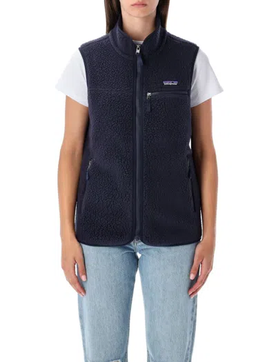Patagonia Retropile Vest In Blue