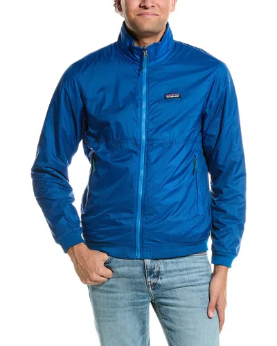 Patagonia Reversible Shelled Microdini Jacket In Blue