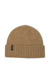 Patagonia Ribbed Beanie In Brown