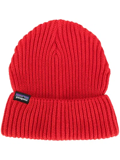 Patagonia Ribbed Beanie In Red
