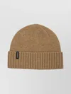 Patagonia Ribbed Cuff Brodeo Style Cap In Brown