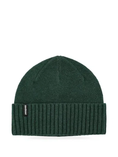 Patagonia Ribbed-knit Beanie Hat In Green