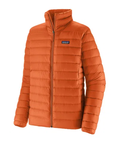Patagonia Right-collar Down Jacket In Orange