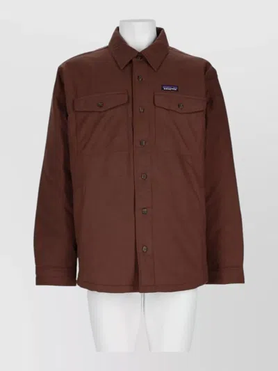Patagonia Shirt Jacket In Burgundy