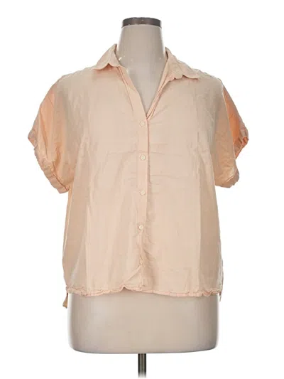 Pre-owned Patagonia Short Sleeve Blouse In Brown