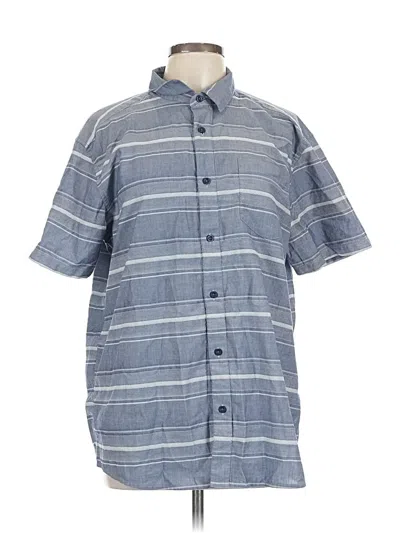Pre-owned Patagonia Short Sleeve Button Down Shirt In Blue