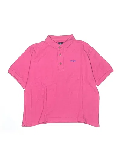 Pre-owned Patagonia Kids' Short Sleeve Top Pink Tops