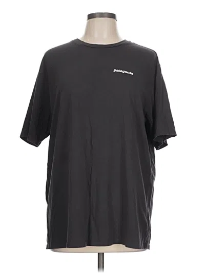 Pre-owned Patagonia Short Sleeve T-shirt In Black