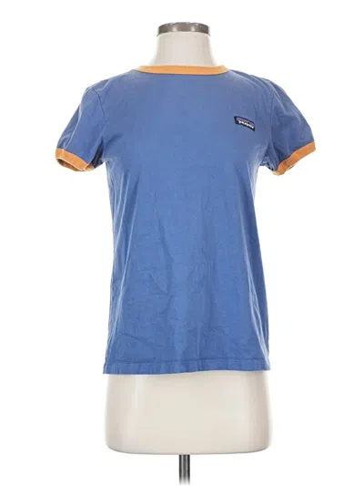 Pre-owned Patagonia Short Sleeve T-shirt In Blue