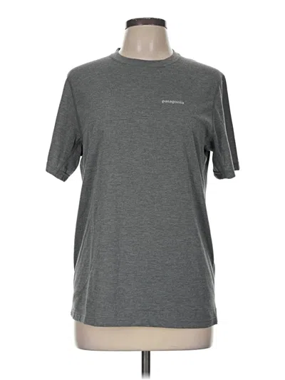 Pre-owned Patagonia Short Sleeve T-shirt In Gray