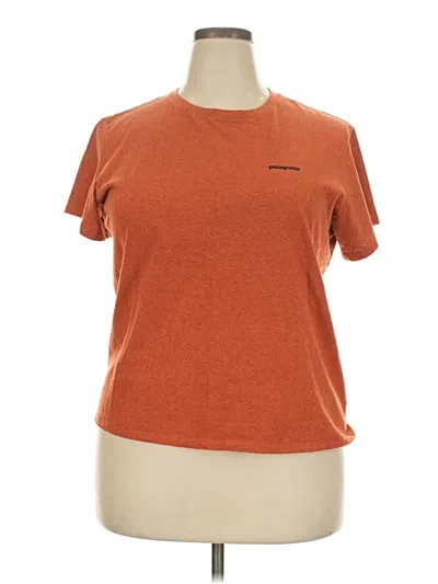 Pre-owned Patagonia Short Sleeve T-shirt In Orange