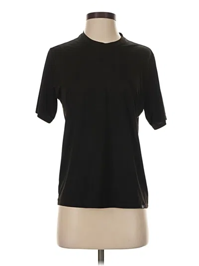 Pre-owned Patagonia Short Sleeve Turtleneck In Black