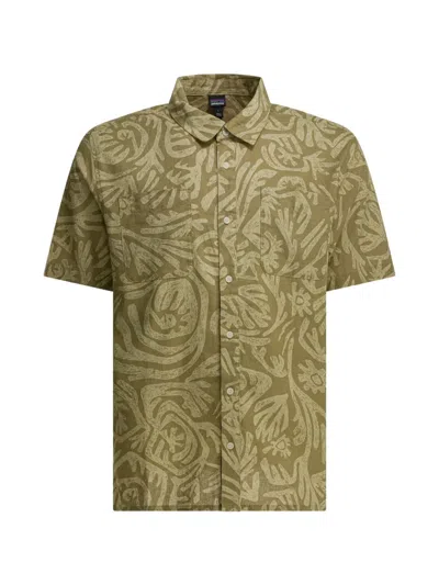 Patagonia Green Hemp Organic Cotton Shirt In Brown