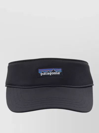 Patagonia Signature Hats Curved Brim Design In Black