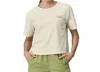 Patagonia Skyline Easy Cut Responsibili-tee In Birch White In Neutral