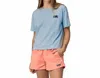 Patagonia Skyline Easy Cut Responsibili-tee In Chle In Blue