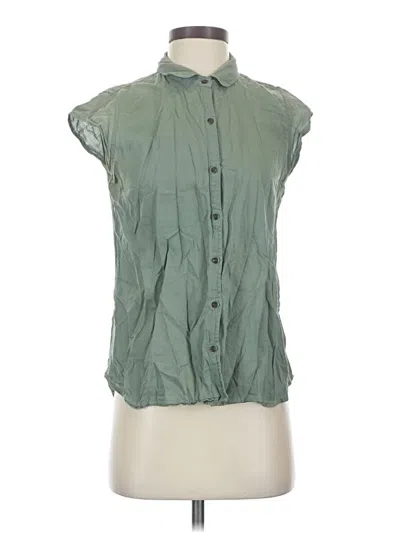 Pre-owned Patagonia Sleeveless Button Down Shirt In Green