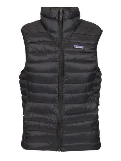 Patagonia Sleeveless Drawstring Down Jacket Jackets Black