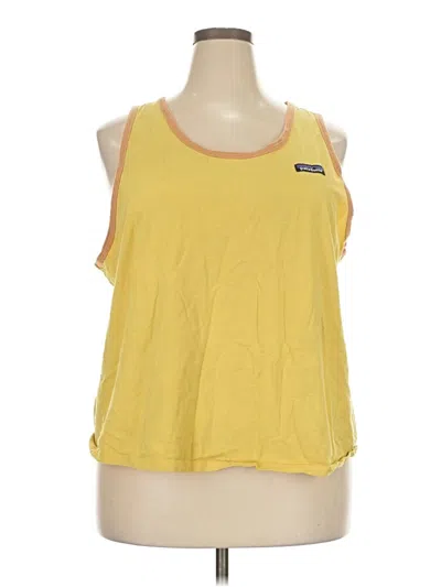 Pre-owned Patagonia Sleeveless T-shirt In Yellow