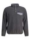 Patagonia Snap-button Fleece Jacket In Gray