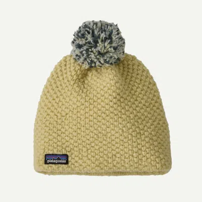 Patagonia Snowbelle Beanie In Vellum Green - Winter Beanies - Recycled Nylon/recycled Polyester/recycled Wool