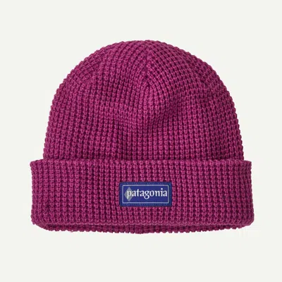 Patagonia Snowdrifter Ski/snowboard Beanie In Amaranth Pink - Winter Beanies - Recycled Polyester