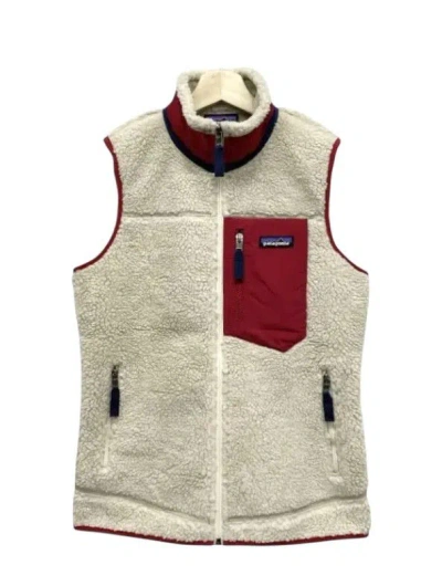 Pre-owned Patagonia Steals90's  Classic Retro-x Fleece Vest In Sand