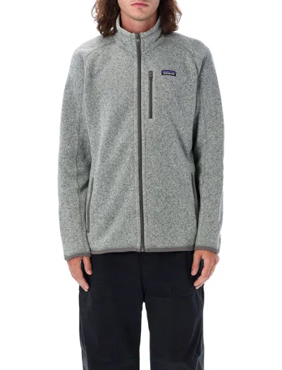 Patagonia Polyester Better Sweater Zip Jacket In Gray