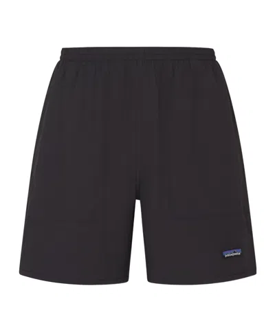 Patagonia Straight-leg Swim Shorts In Black