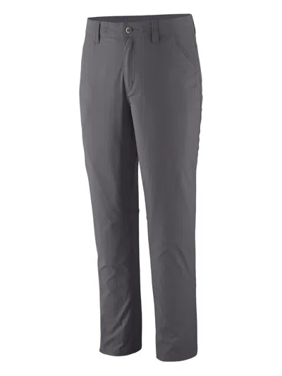 Patagonia Straight-leg Trousers In Gray