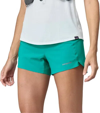Patagonia Strider Pro Short In Subtidal Blue In Multi