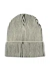 Patagonia Striped Beanie In Gray