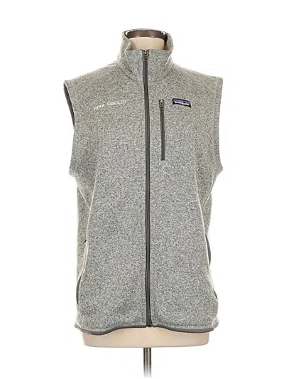 Pre-owned Patagonia Sweater Vest In Gray
