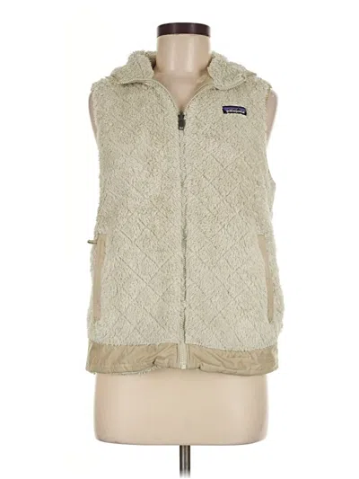 Pre-owned Patagonia Sweater Vest In Tan