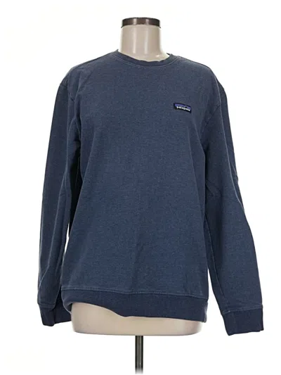 Pre-owned Patagonia Sweatshirt In Blue