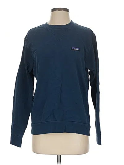 Pre-owned Patagonia Sweatshirt In Blue