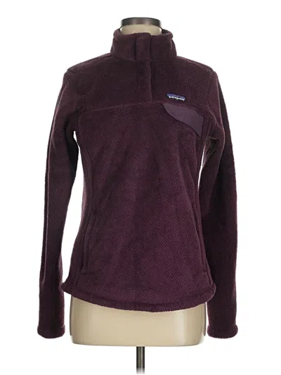 Pre-owned Patagonia Sweatshirt In Burgundy
