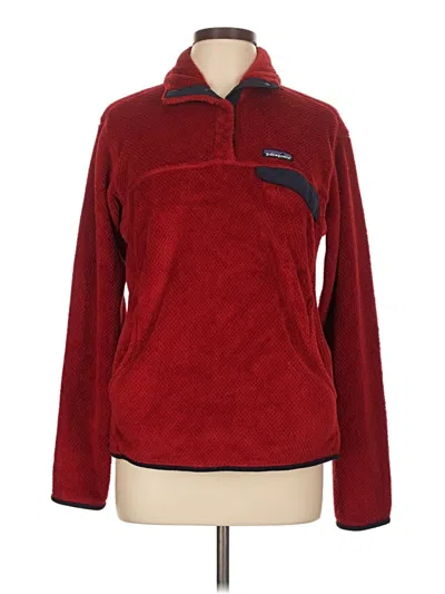 Pre-owned Patagonia Sweatshirt In Burgundy