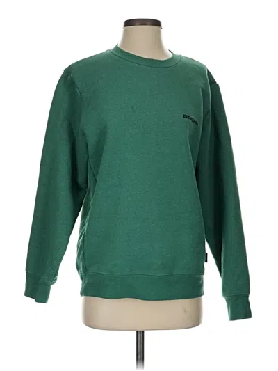 Pre-owned Patagonia Sweatshirt In Green