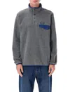Patagonia Grey High Neck Logo Sweatshirt In Gray