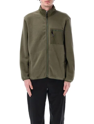 Patagonia Synchilla Fleece Jacket In Basin Green