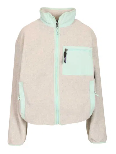 Patagonia Synchilla® Fleece Jacket Knitwear Beige In Pink