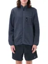 Patagonia Zippered Pockets Fleece Jacket In Blue