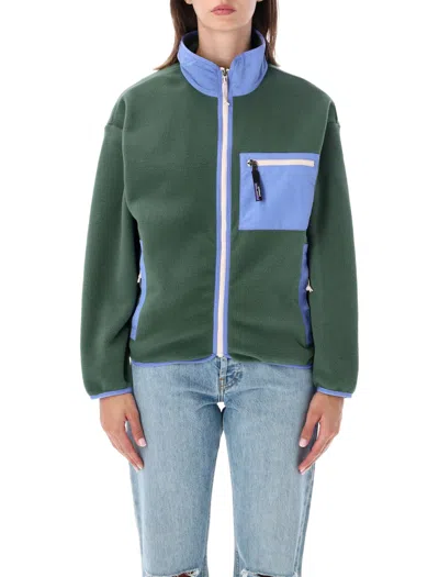 Patagonia Synchilla Fleece Jacket In Verde