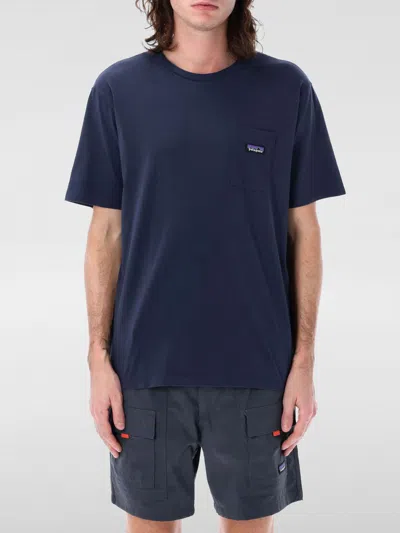 PATAGONIA T-SHIRT PATAGONIA MEN COLOR BLUE,G63052009